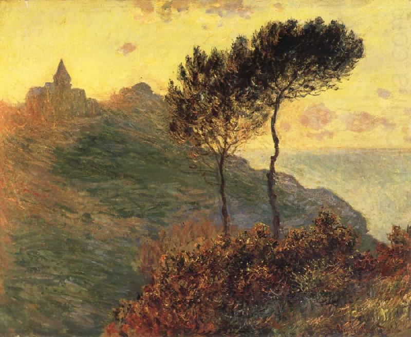 The Church at Varengeville,Grey Weather, Claude Monet